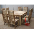 Natural Wood Dining Set